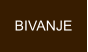 BIVANJE